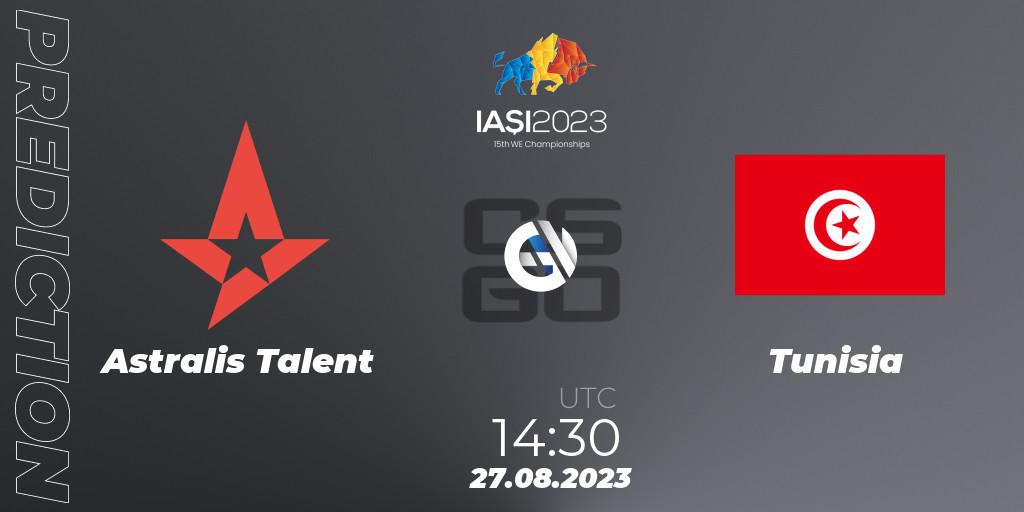 Astralis Talent - Tunisia: прогноз. 27.08.2023 at 20:50, Counter-Strike (CS2), IESF World Esports Championship 2023