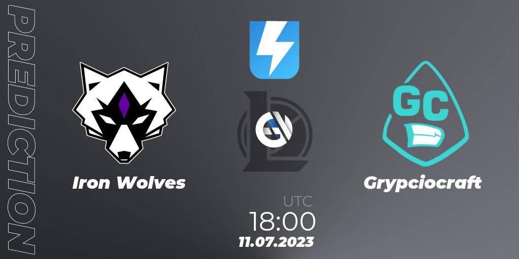 Iron Wolves - Grypciocraft: прогноз. 31.05.2023 at 16:00, LoL, Ultraliga Season 10 2023 Regular Season