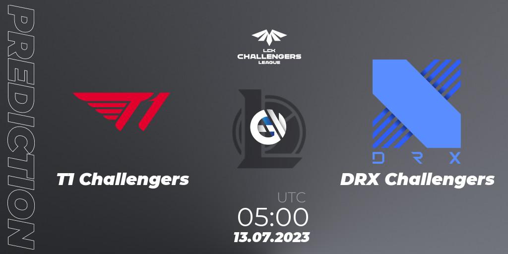 T1 Challengers - DRX Challengers: прогноз. 13.07.23, LoL, LCK Challengers League 2023 Summer - Group Stage