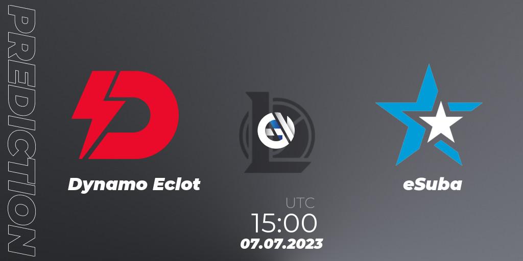 Dynamo Eclot - eSuba: прогноз. 13.06.23, LoL, Hitpoint Masters Summer 2023 - Group Stage