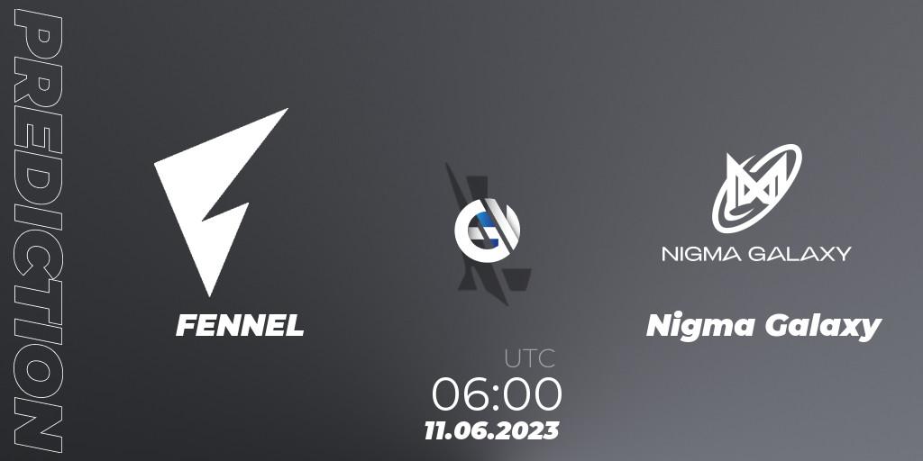 FENNEL - Nigma Galaxy: прогноз. 11.06.2023 at 06:00, Wild Rift, WRL Asia 2023 - Season 1 - Regular Season
