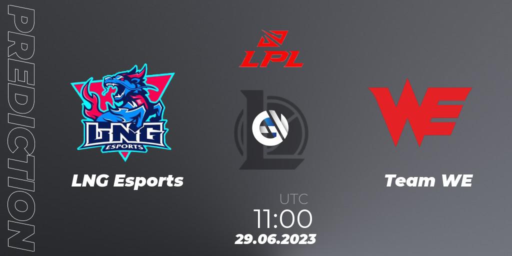 LNG Esports - Team WE: прогноз. 29.06.23, LoL, LPL Summer 2023 Regular Season