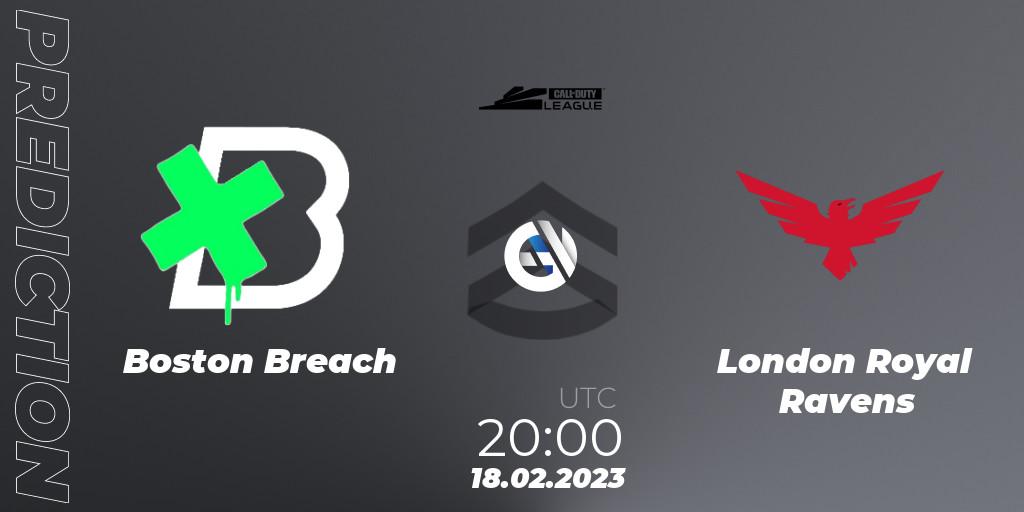 Boston Breach - London Royal Ravens: прогноз. 18.02.2023 at 20:00, Call of Duty, Call of Duty League 2023: Stage 3 Major Qualifiers