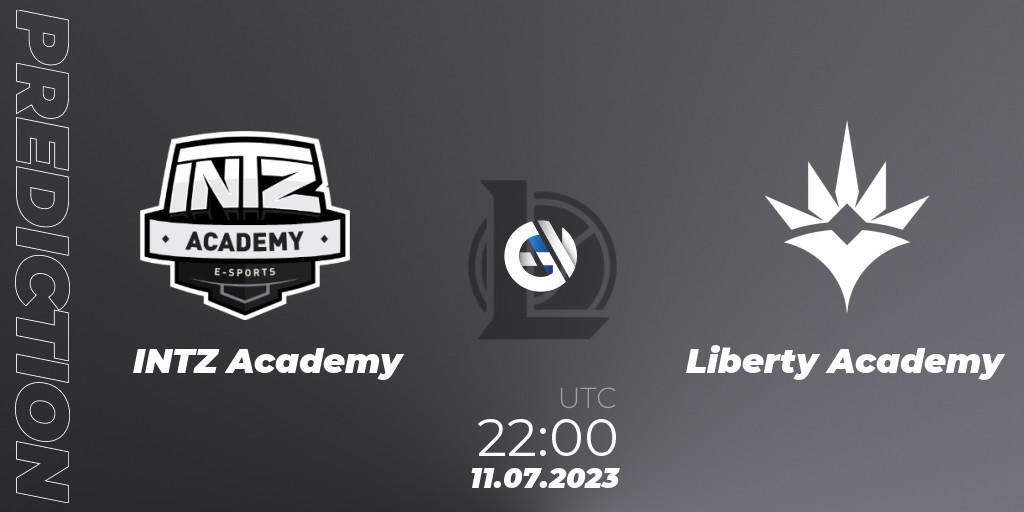 INTZ Academy - Liberty Academy: прогноз. 11.07.2023 at 22:00, LoL, CBLOL Academy Split 2 2023 - Group Stage