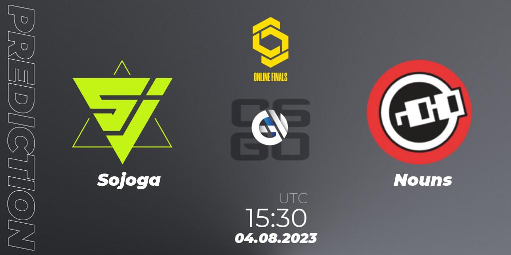 Sojoga - Nouns: прогноз. 04.08.2023 at 16:45, Counter-Strike (CS2), CCT 2023 Online Finals 2
