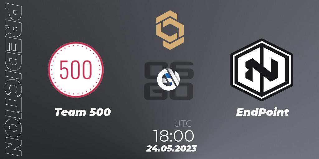 Team 500 - EndPoint: прогноз. 24.05.2023 at 20:15, Counter-Strike (CS2), CCT South Europe Series #4