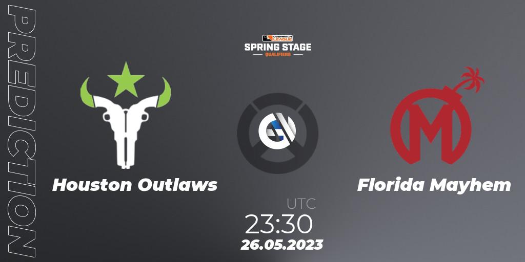 Houston Outlaws - Florida Mayhem: прогноз. 26.05.23, Overwatch, OWL Stage Qualifiers Spring 2023 West