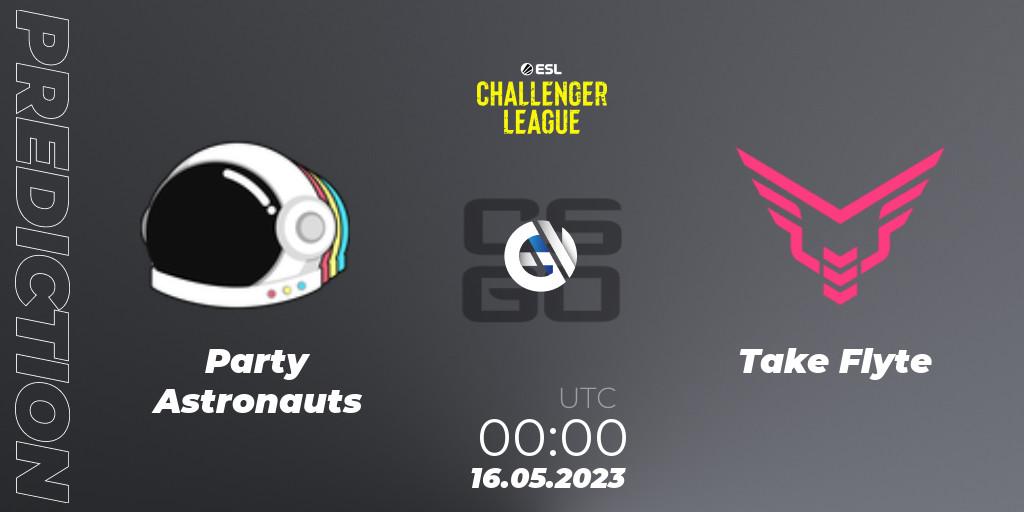 Party Astronauts - Take Flyte: прогноз. 16.05.2023 at 01:00, Counter-Strike (CS2), ESL Challenger League Season 45: North America