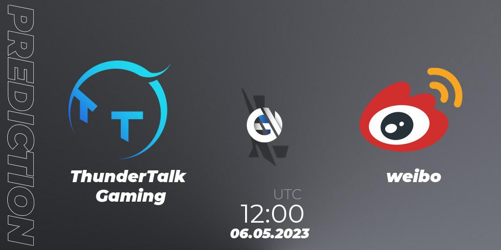 ThunderTalk Gaming - weibo: прогноз. 06.05.2023 at 12:00, Wild Rift, WRL Asia 2023 - Season 1 - Regular Season