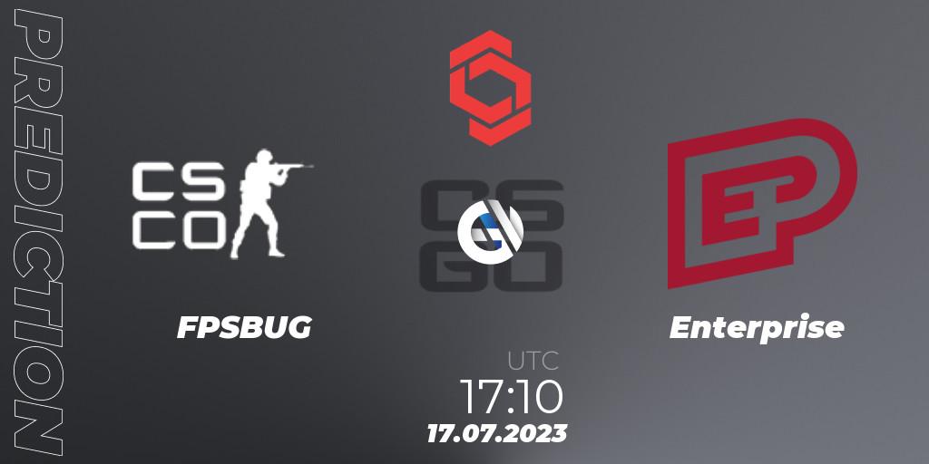 FPSBUG - Enterprise: прогноз. 17.07.2023 at 17:10, Counter-Strike (CS2), CCT Central Europe Series #7: Closed Qualifier