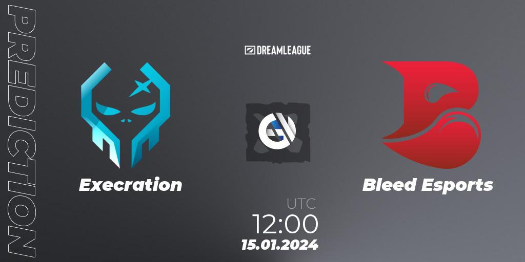 Execration - Bleed Esports: прогноз. 15.01.2024 at 12:00, Dota 2, DreamLeague Season 22: Southeast Asia Closed Qualifier