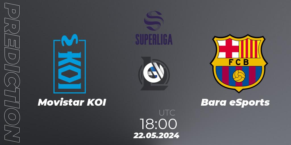 Movistar KOI - Barça eSports: прогноз. 22.05.2024 at 18:00, LoL, LVP Superliga Summer 2024