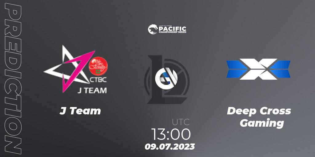 J Team - Deep Cross Gaming: прогноз. 09.07.2023 at 13:00, LoL, PACIFIC Championship series Group Stage