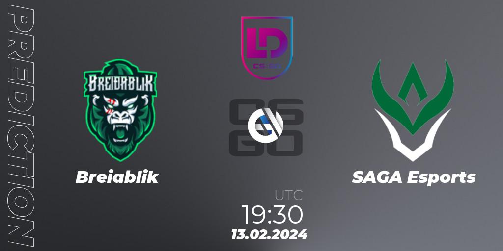 Breiðablik - SAGA Esports: прогноз. 13.02.24, CS2 (CS:GO), Icelandic Esports League Season 8: Regular Season