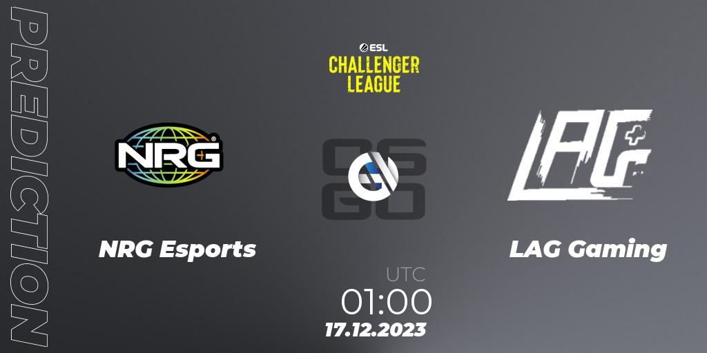 NRG Esports - LAG Gaming: прогноз. 17.12.2023 at 01:00, Counter-Strike (CS2), ESL Challenger League Season 46 Relegation: North America