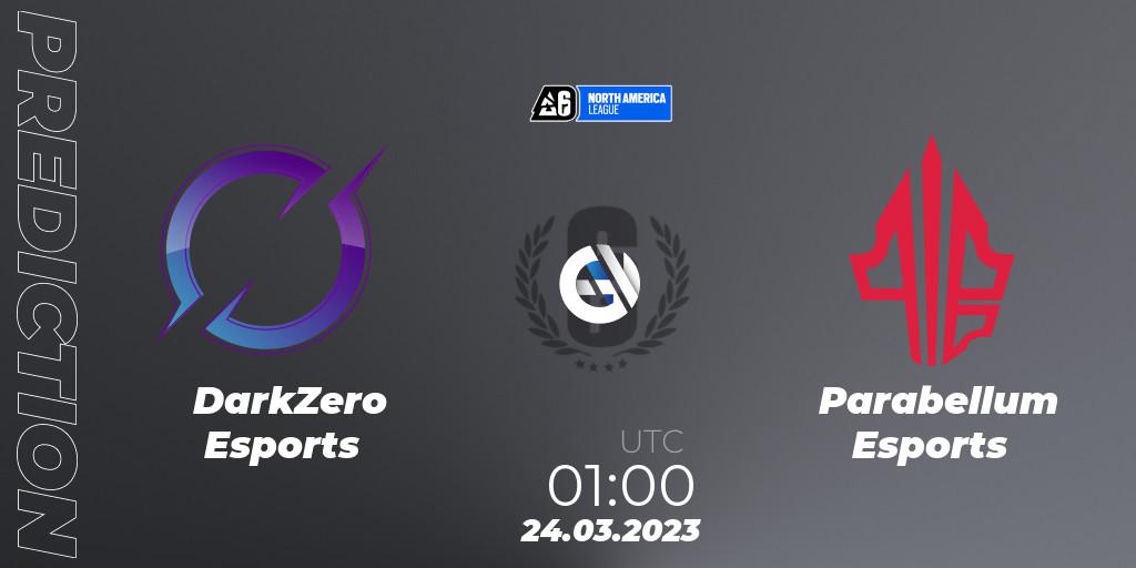 DarkZero Esports - Parabellum Esports: прогноз. 24.03.23, Rainbow Six, North America League 2023 - Stage 1