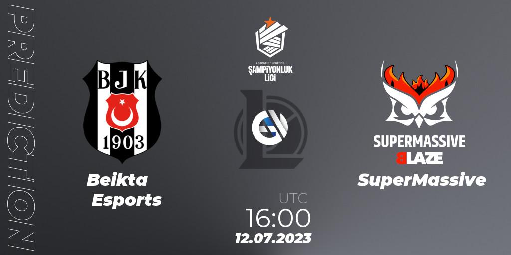 Beşiktaş Esports - SuperMassive: прогноз. 13.07.2023 at 16:00, LoL, TCL Summer 2023 - Group Stage