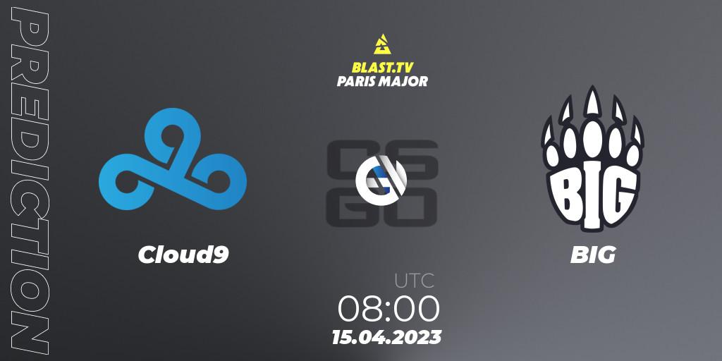 Cloud9 - BIG: прогноз. 15.04.2023 at 08:00, Counter-Strike (CS2), BLAST.tv Paris Major 2023 Challengers Stage Europe Last Chance Qualifier