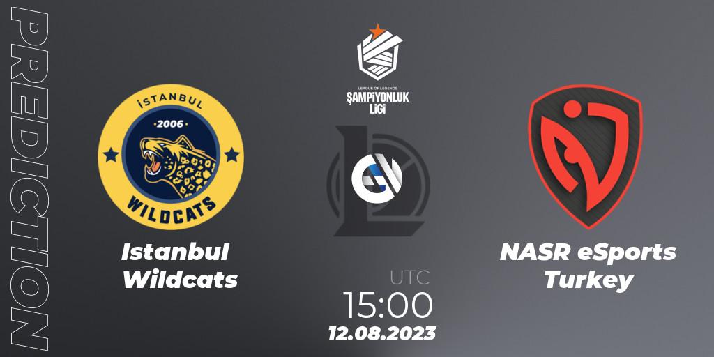 Istanbul Wildcats - NASR eSports Turkey: прогноз. 12.08.23, LoL, TCL Summer 2023 - Playoffs