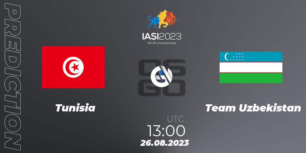 Tunisia - Team Uzbekistan: прогноз. 26.08.23, CS2 (CS:GO), IESF World Esports Championship 2023
