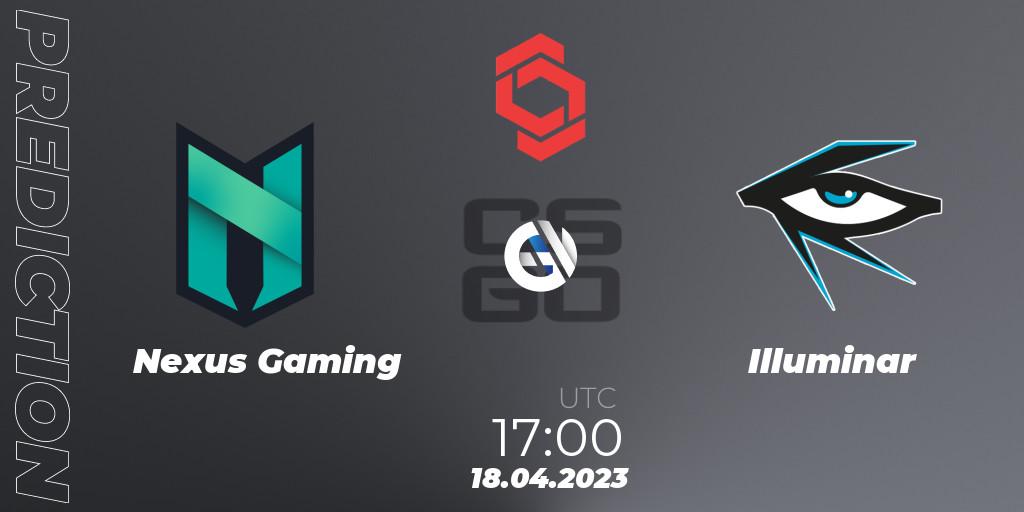 Nexus Gaming - Illuminar: прогноз. 18.04.2023 at 18:30, Counter-Strike (CS2), CCT Central Europe Series #6