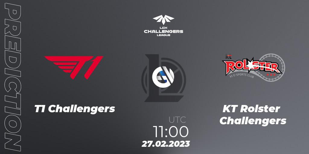 T1 Challengers - KT Rolster Challengers: прогноз. 27.02.23, LoL, LCK Challengers League 2023 Spring