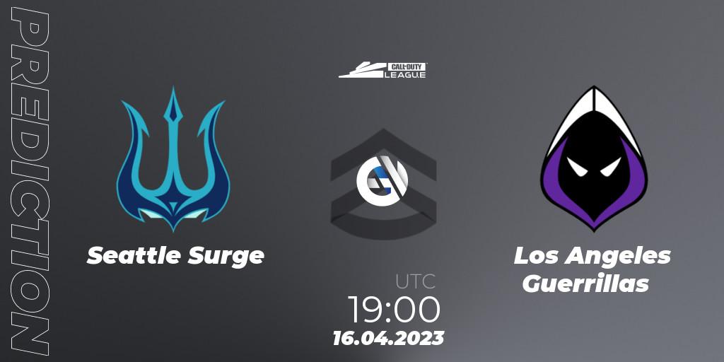 Seattle Surge - Los Angeles Guerrillas: прогноз. 16.04.2023 at 19:00, Call of Duty, Call of Duty League 2023: Stage 4 Major Qualifiers