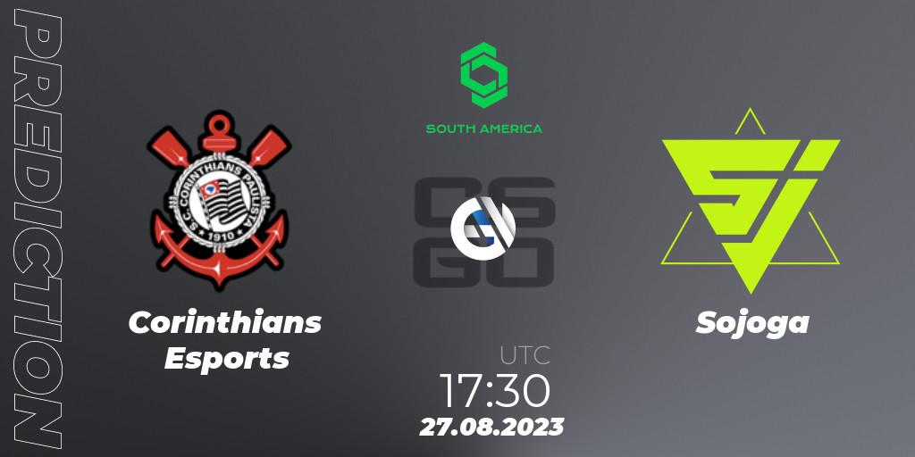 Corinthians Esports - Sojoga: прогноз. 27.08.2023 at 17:30, Counter-Strike (CS2), CCT South America Series #10