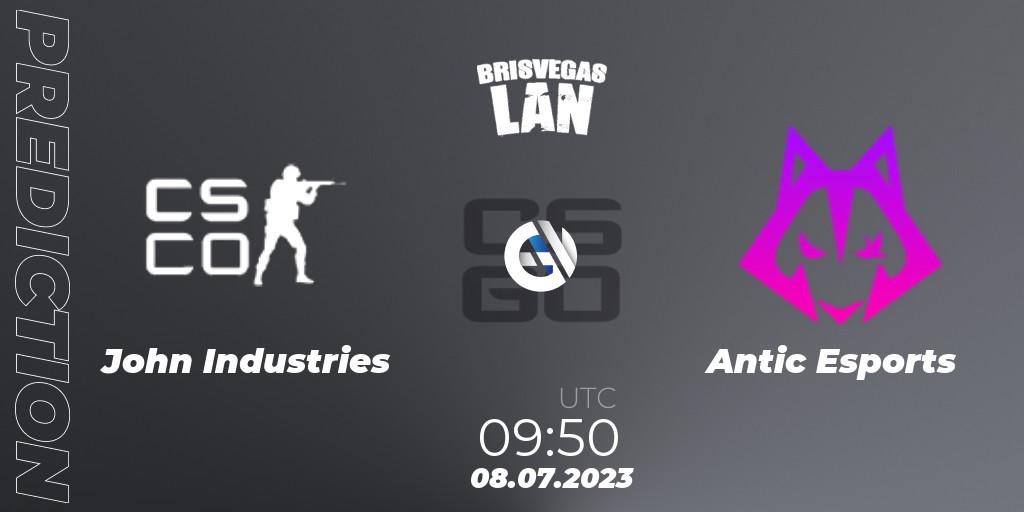 John Industries - Antic Esports: прогноз. 08.07.2023 at 09:50, Counter-Strike (CS2), BrisVegas Winter 2023
