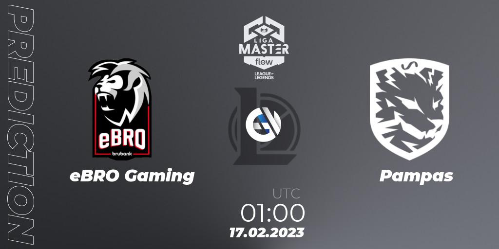 eBRO Gaming - Pampas: прогноз. 17.02.23, LoL, Liga Master Opening 2023 - Group Stage
