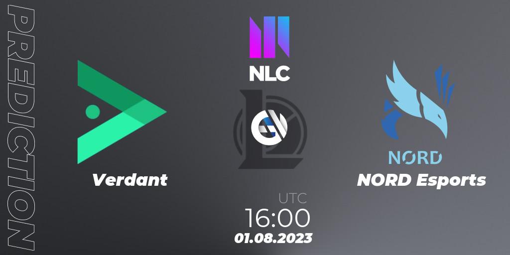 Verdant - NORD Esports: прогноз. 01.08.23, LoL, NLC Summer 2023 - Playoffs