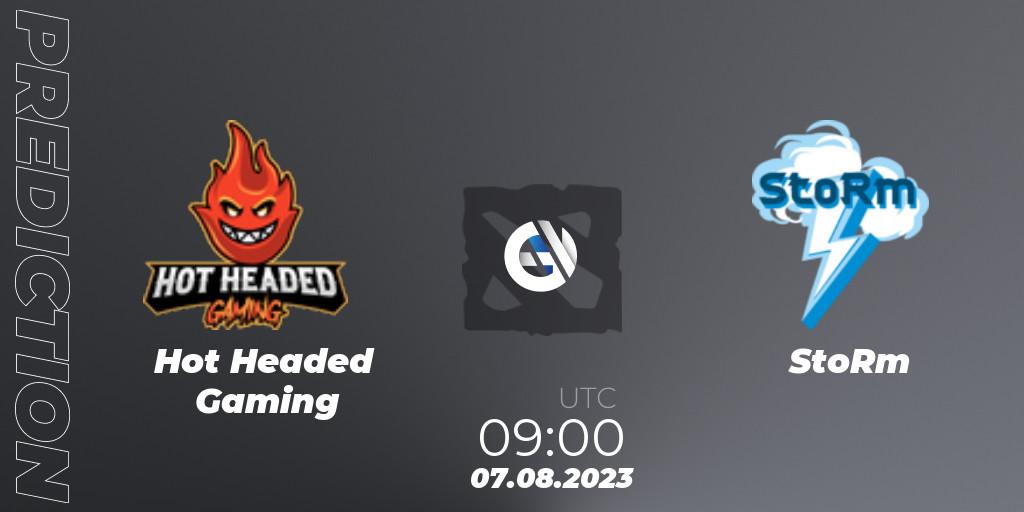 Hot Headed Gaming - StoRm: прогноз. 07.08.23, Dota 2, European Pro League Season 11
