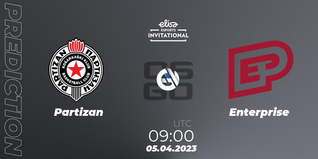 Partizan - Enterprise: прогноз. 05.04.23, CS2 (CS:GO), Elisa Invitational Spring 2023 Contenders