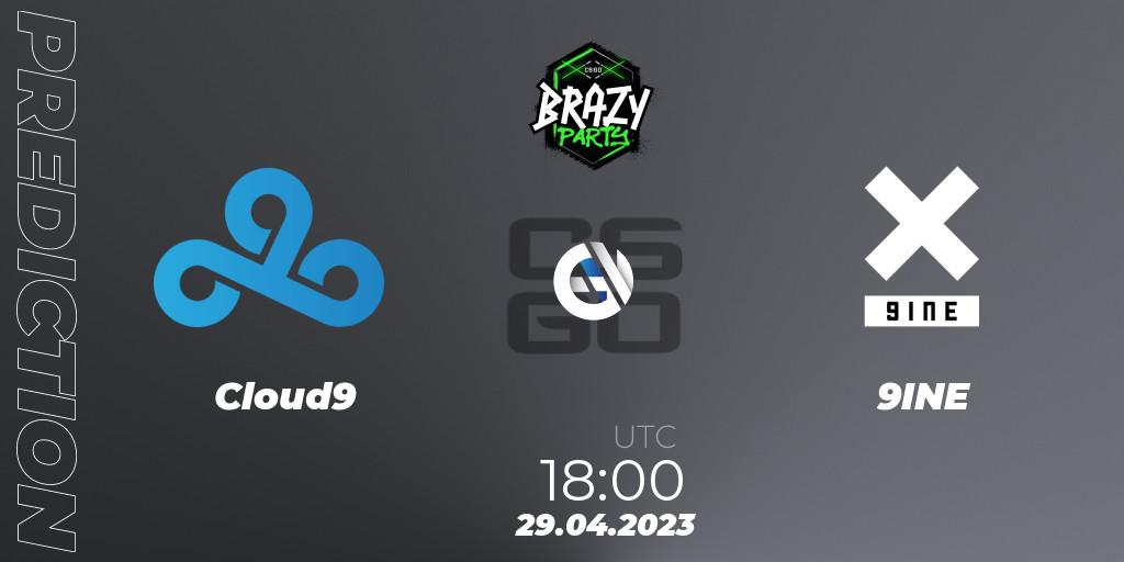 Cloud9 - 9INE: прогноз. 29.04.2023 at 18:30, Counter-Strike (CS2), Brazy Party 2023