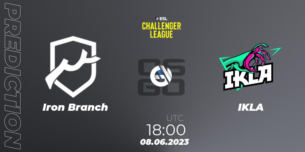 Iron Branch - IKLA: прогноз. 08.06.2023 at 18:00, Counter-Strike (CS2), ESL Challenger League Season 45 Europe Relegation