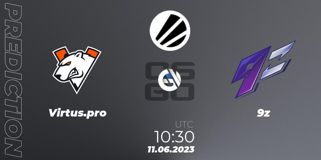Virtus.pro - 9z: прогноз. 11.06.23, CS2 (CS:GO), ESL Challenger Katowice 2023