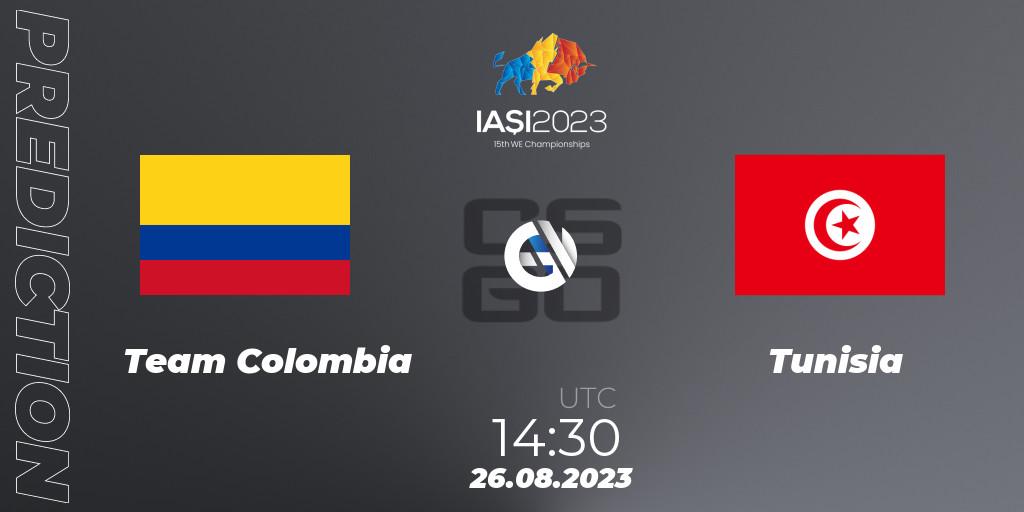 Team Colombia - Tunisia: прогноз. 26.08.2023 at 20:10, Counter-Strike (CS2), IESF World Esports Championship 2023