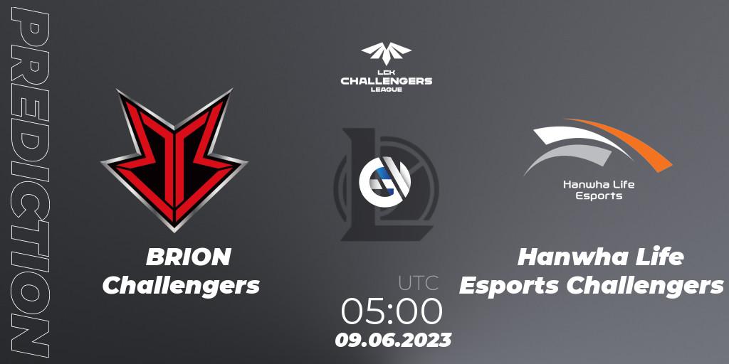 BRION Challengers - Hanwha Life Esports Challengers: прогноз. 09.06.23, LoL, LCK Challengers League 2023 Summer - Group Stage