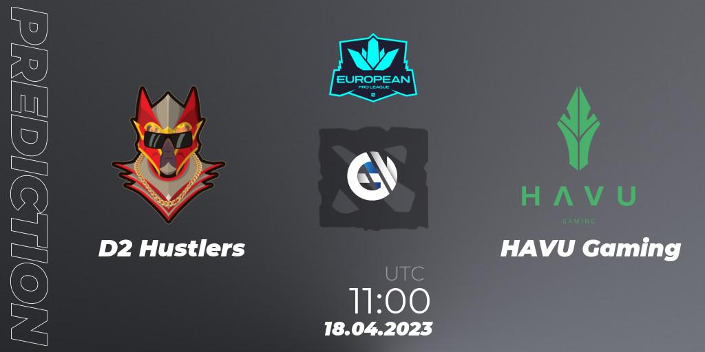 D2 Hustlers - HAVU Gaming: прогноз. 18.04.23, Dota 2, European Pro League Season 8