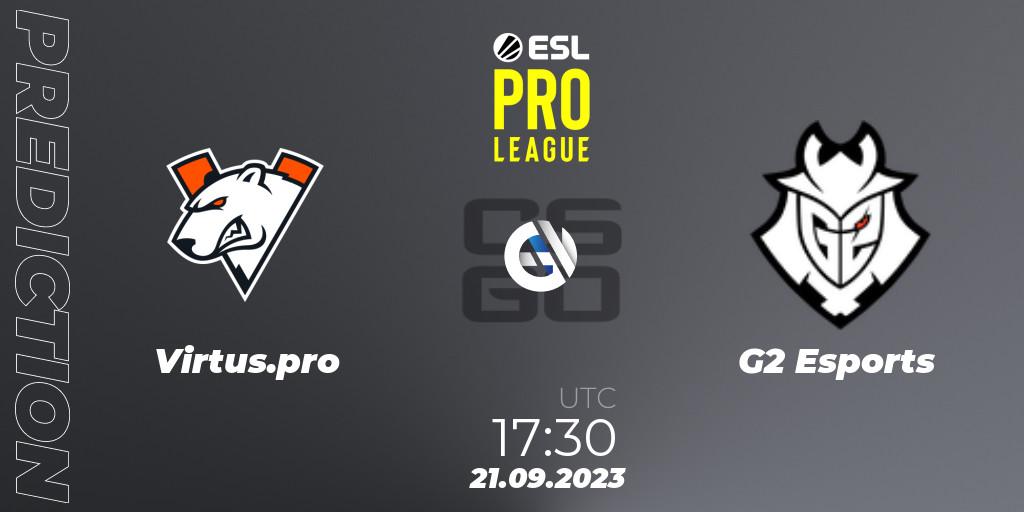 Virtus.pro - G2 Esports: прогноз. 21.09.23, CS2 (CS:GO), ESL Pro League Season 18