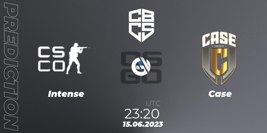 Intense Game - Case: прогноз. 15.06.2023 at 23:20, Counter-Strike (CS2), CBCS 2023 Season 1