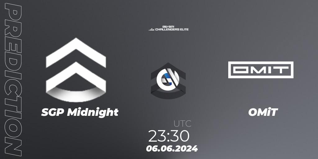 SGP Midnight - OMiT: прогноз. 06.06.2024 at 22:30, Call of Duty, Call of Duty Challengers 2024 - Elite 3: NA