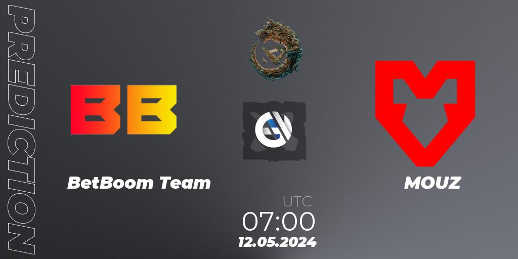 BetBoom Team - MOUZ: прогноз. 12.05.24, Dota 2, PGL Wallachia Season 1 - Group Stage