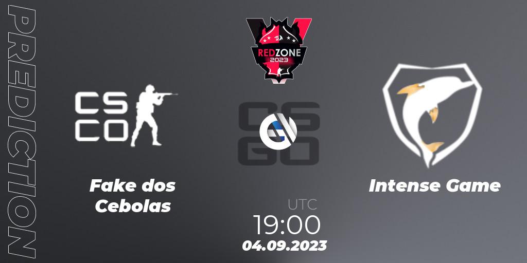 Fake dos Cebolas - Intense Game: прогноз. 04.09.2023 at 19:00, Counter-Strike (CS2), RedZone PRO League 2023 Season 6
