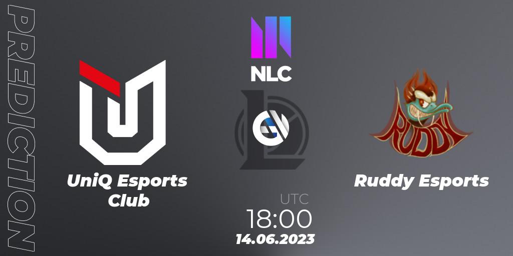 UniQ Esports Club - Ruddy Esports: прогноз. 14.06.2023 at 18:00, LoL, NLC Summer 2023 - Group Stage