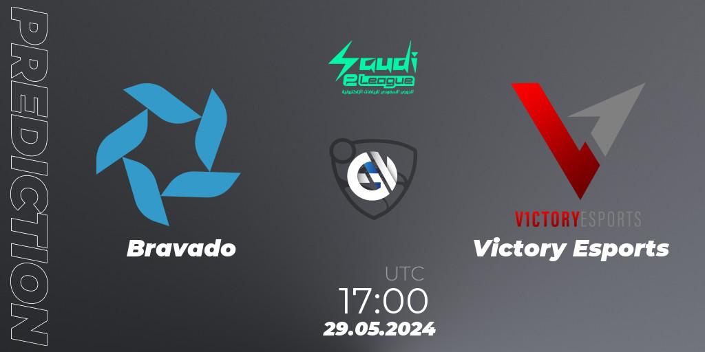 Bravado - Victory Esports: прогноз. 29.05.2024 at 18:45, Rocket League, Saudi eLeague 2024 - Major 2: Online Major Phase 2