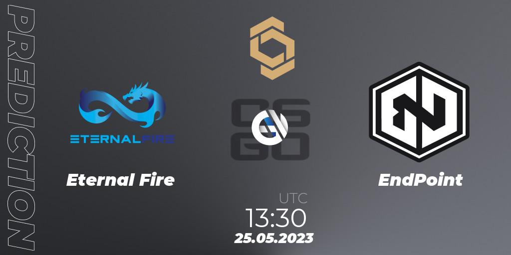 Eternal Fire - EndPoint: прогноз. 25.05.2023 at 14:00, Counter-Strike (CS2), CCT South Europe Series #4