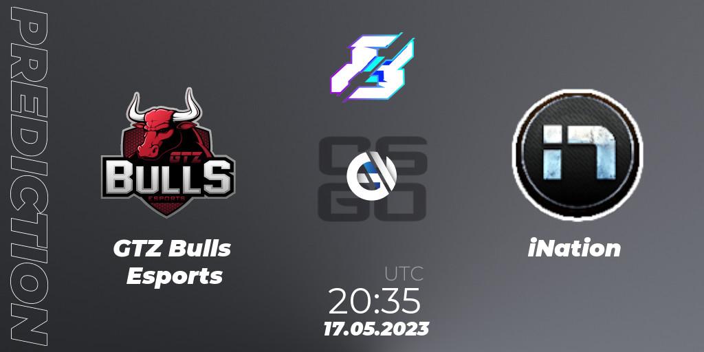GTZ Bulls Esports - iNation: прогноз. 17.05.23, CS2 (CS:GO), Gamers8 2023 Europe Open Qualifier 1