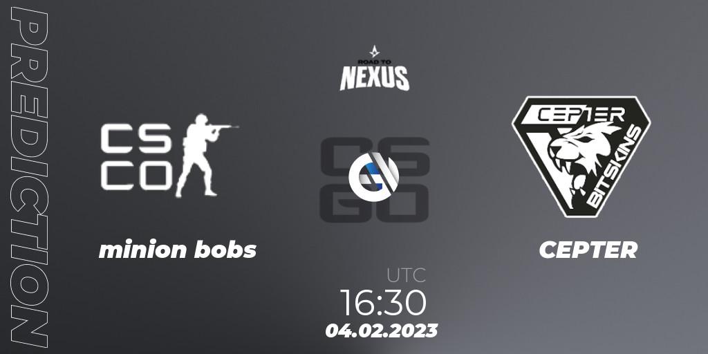 minion bobs - Alpha Gaming: прогноз. 04.02.23, CS2 (CS:GO), Road to Astralis Nexus 4