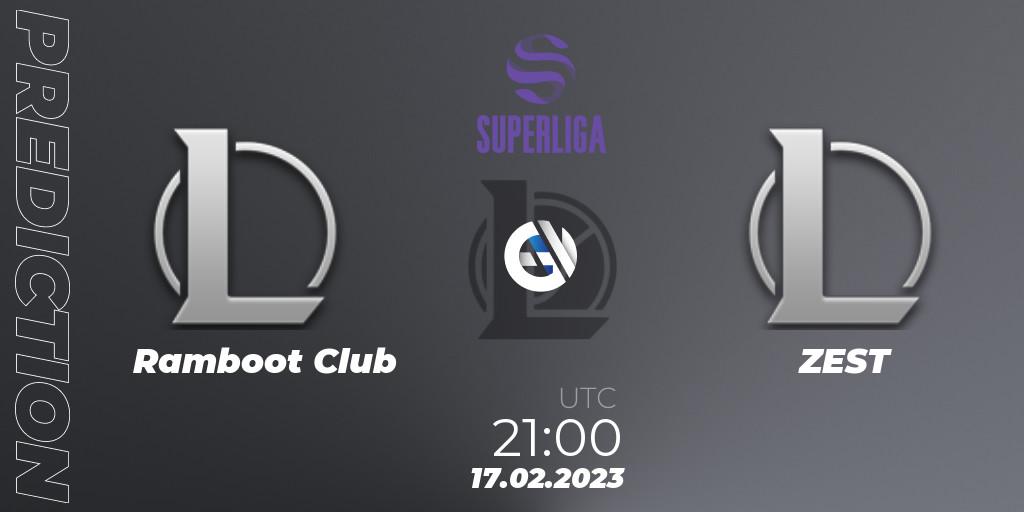 Ramboot Club - ZEST: прогноз. 17.02.23, LoL, LVP Superliga 2nd Division Spring 2023 - Group Stage